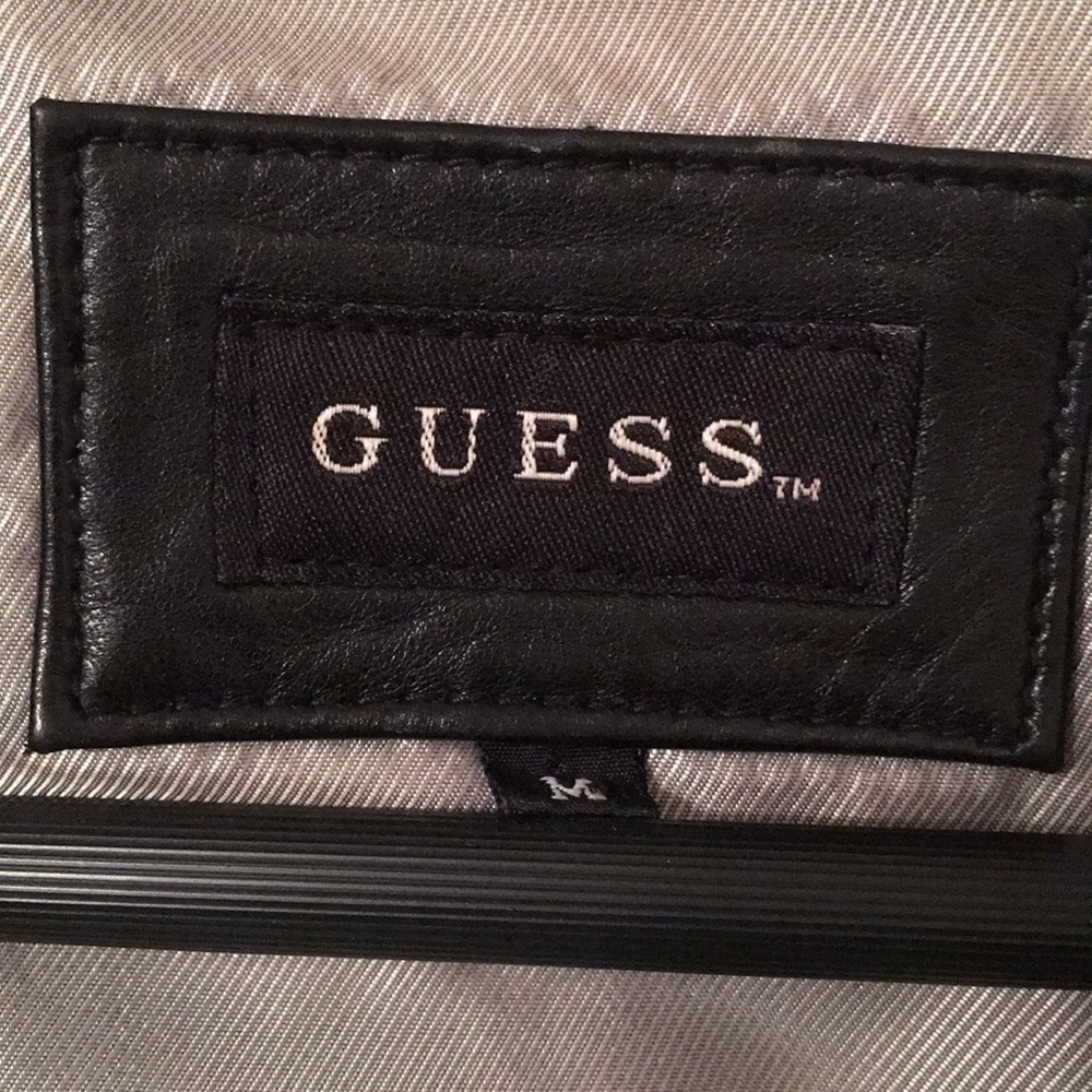 Leather Button Up Jacket - image 2